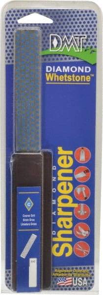 DMT - Coarse Grade, Diamond Whetstone Sharpener - 45 Micron, Diamond Area 4.3" Long x 7/8" Wide - Eagle Tool & Supply
