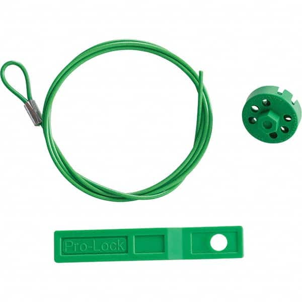 Brady - Cable Lockouts Cable Length (Feet): 4.917 Number of Lockout Points: 8 - Eagle Tool & Supply