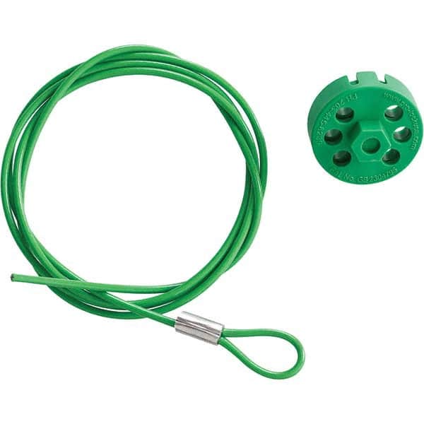Brady - Cable Lockouts Cable Length (Feet): 4.917 Number of Lockout Points: 8 - Eagle Tool & Supply