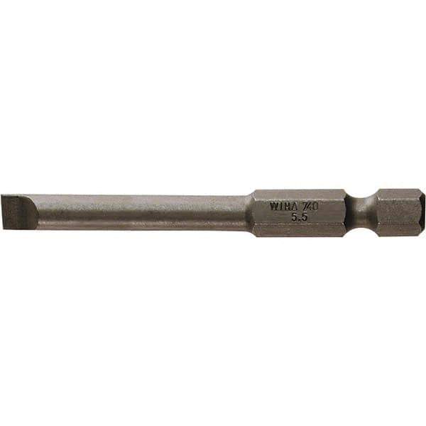 Wiha - 1/4" Power Bit - 1/4" Drive, 2-3/4" OAL - Eagle Tool & Supply