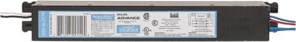 Philips Advance - 2 or 3 Lamp, 120-277 Volt, 0.32 to 0.71 Amp, 0 to 39, 40 to 79 Watt, Instant Start, Electronic, Nondimmable Fluorescent Ballast - 0.88, 0.90, 0.92, 1.00, 1.01, 1.03, 1.07 Ballast Factor, T8 Lamp - Eagle Tool & Supply