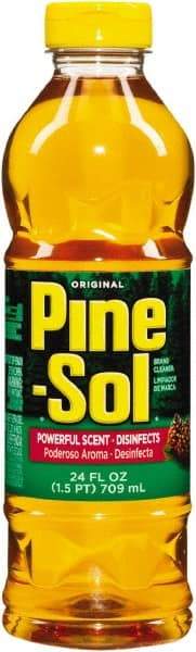 Pine-Sol - 24 oz Bottle All-Purpose Cleaner - Liquid, Disinfectant, Pine - Eagle Tool & Supply