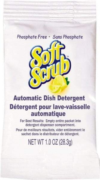 Soft Scrub - 1 oz Packet Automatic Dishwashing Powder - Lemon Scented - Eagle Tool & Supply