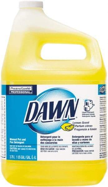 Dawn - 1 Gal Bottle Manual Dishwashing Liquid - Lemon Scented - Eagle Tool & Supply