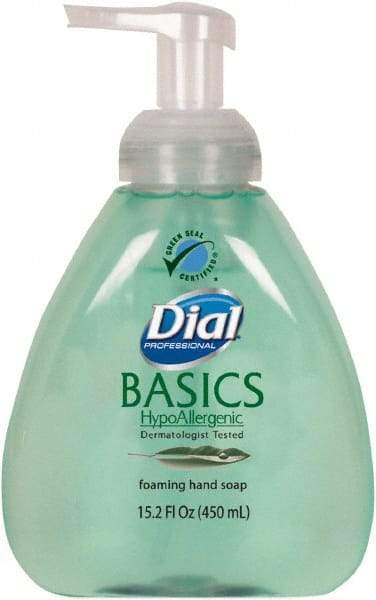 Dial - 15.2 oz Pump Bottle Foam Soap - Light Green, Fresh Fragrance Scent - Eagle Tool & Supply