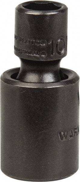 Proto - 3/8" Drive 10mm Standard Universal Impact Socket - 6 Points, 2" OAL - Eagle Tool & Supply