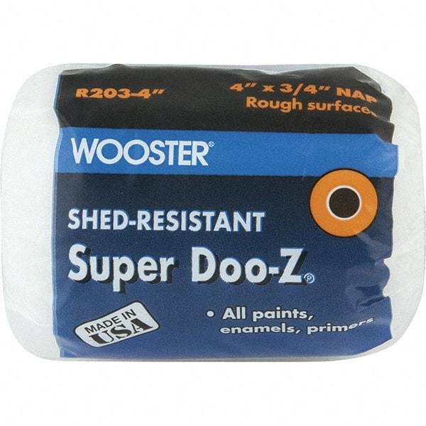 Wooster Brush - 3/4" Nap, 4" Wide Paint Roller Cover - Rough Texture, Woven - Eagle Tool & Supply