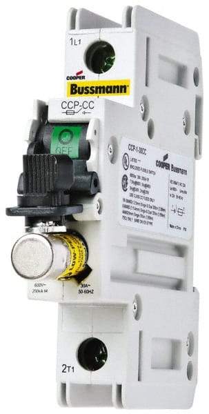 Cooper Bussmann - 3 Phase, 600VAC, 3 Pole, Open Fused Cam & Disconnect Switch - 3 Wires - Eagle Tool & Supply