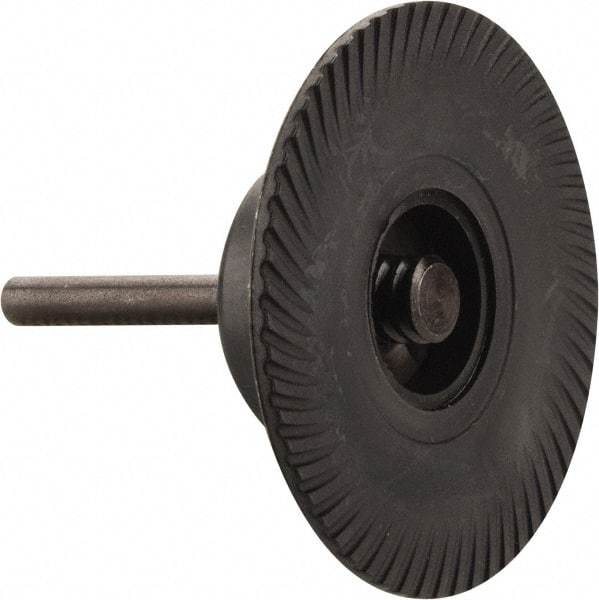 Made in USA - 3" Diam Quick-Change Type S Disc Backing Pad - 1/4" Shank Diam, Medium Density, 20,000 RPM - Eagle Tool & Supply