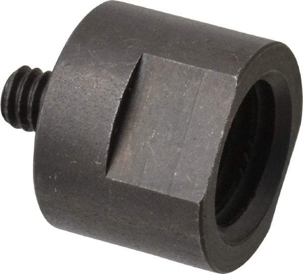 Made in USA - 5/8" Max Diam, Abrasive Disc Adapter - 1/4-20, 5/8-11 - Eagle Tool & Supply