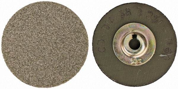PFERD - 1-1/2" Disc Diam, 60 Grit, Diamond Quick Change Disc - Type S Attaching System, Coated, Brown, Coarse Grade, 12,500 RPM, D251 Series - Eagle Tool & Supply