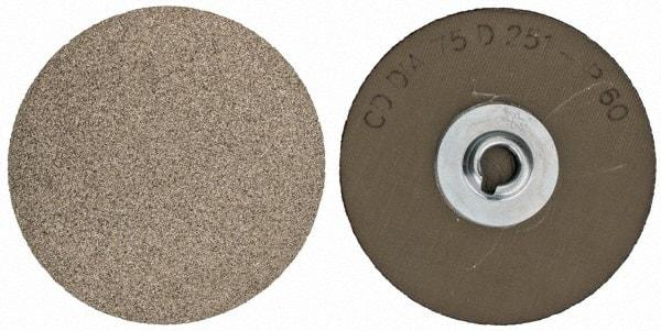 PFERD - 3" Disc Diam, 60 Grit, Diamond Quick Change Disc - Type S Attaching System, Coated, Brown, Coarse Grade, 6,300 RPM, D251 Series - Eagle Tool & Supply