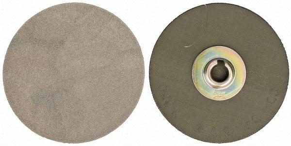 PFERD - 3" Disc Diam, 220 Grit, Diamond Quick Change Disc - Type S Attaching System, Coated, Brown, Fine Grade, 6,300 RPM, D76 Series - Eagle Tool & Supply