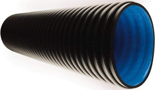 Continental ContiTech - 4" ID x 4.74" OD, 30 Max psi, 29 In. Hg, Dry Material Handling & Transfer Hose - Urethane, -40 to 158°F, 7" Bend Radius, 100' Coil Length, Black - Eagle Tool & Supply