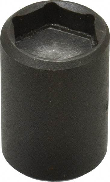 Proto - 1/4" Drive 1/2" Standard Magnetic Impact Socket - 6 Points, 1" OAL - Eagle Tool & Supply
