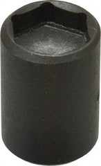Proto - 1/4" Drive 1/2" Standard Magnetic Impact Socket - 6 Points, 1" OAL - Eagle Tool & Supply