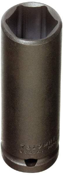 Proto - 1/2" Drive 23mm Deep Thin Wall Impact Socket - 6 Points, 3-1/2" OAL - Eagle Tool & Supply