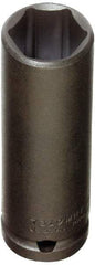 Proto - 1/2" Drive 23mm Deep Thin Wall Impact Socket - 6 Points, 3-1/2" OAL - Eagle Tool & Supply