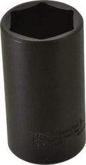 Proto - 1/2" Drive 1-7/16" Deep Thin Wall Impact Socket - 6 Points, 3-1/2" OAL - Eagle Tool & Supply