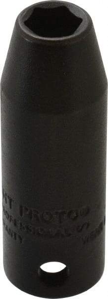 Proto - 3/8" Drive 5/16" Deep Thin Wall Impact Socket - 6 Points, 2" OAL - Eagle Tool & Supply