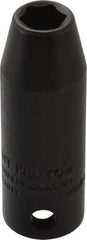 Proto - 3/8" Drive 5/16" Deep Thin Wall Impact Socket - 6 Points, 2" OAL - Eagle Tool & Supply