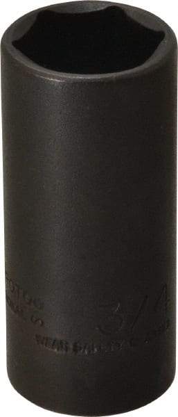 Proto - 3/8" Drive 3/4" Deep Thin Wall Impact Socket - 6 Points, 2-1/4" OAL - Eagle Tool & Supply