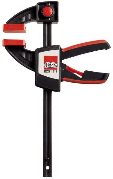 Bessey - 6" Capacity, 3-1/2" Throat Depth Bar Clamp - 445 Lb Clamping Pressure, 14" OAL, 13-1/2" Max Spread - Eagle Tool & Supply