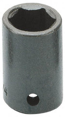 Armstrong - 1/2" Drive 18mm Standard Impact Socket - 6 Points, 1-17/32" OAL - Eagle Tool & Supply