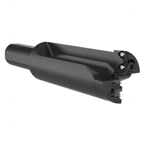 Allied Machine and Engineering - 5-3/4" Max Drill Depth, 2.2xD, 61mm Diam, Indexable Insert Drill - Eagle Tool & Supply