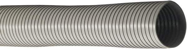 Flexaust - 12" ID, 2.205 Hg Vac Rating, 2 psi, PVC Vacuum & Duct Hose - 10' Long, Gray, 32" Bend Radius, -10 to 150°F - Eagle Tool & Supply