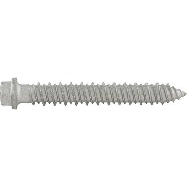 DeWALT Anchors & Fasteners - 5/16" Diam, 2-3/4 Length Under Head, Hex Drive Concrete Screw & Masonry Fastener - Eagle Tool & Supply