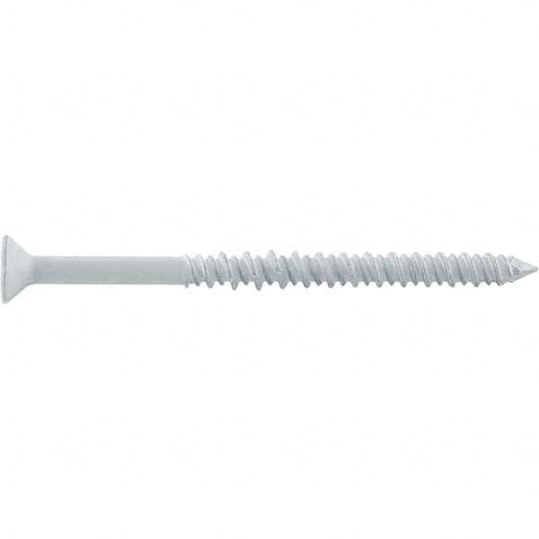 DeWALT Anchors & Fasteners - 3/16" Diam, 1-1/4 Overall Length, Phillips Drive Concrete Screw & Masonry Fastener - Eagle Tool & Supply