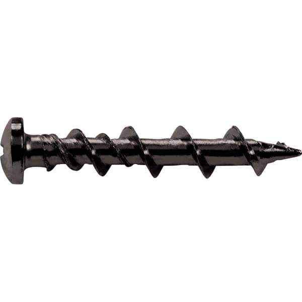 DeWALT Anchors & Fasteners - 1/4" Diam, 1-1/4 Length Under Head, Phillips Drive Concrete Screw & Masonry Fastener - Eagle Tool & Supply