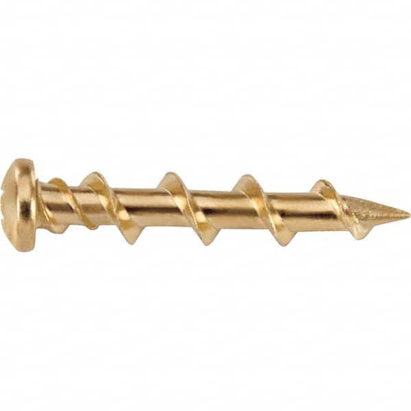 DeWALT Anchors & Fasteners - 1/4" Diam, 1-1/4 Length Under Head, Phillips Drive Concrete Screw & Masonry Fastener - Eagle Tool & Supply