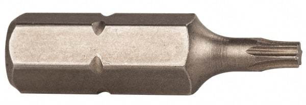 Wiha - 1/4" Drive T8 Torx Screwdriver Bit - 1" OAL, Power Bit - Eagle Tool & Supply
