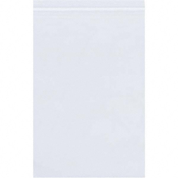 Value Collection - Pack of (500), 8 x 20" 4 mil Reclosable Poly Bags - Eagle Tool & Supply