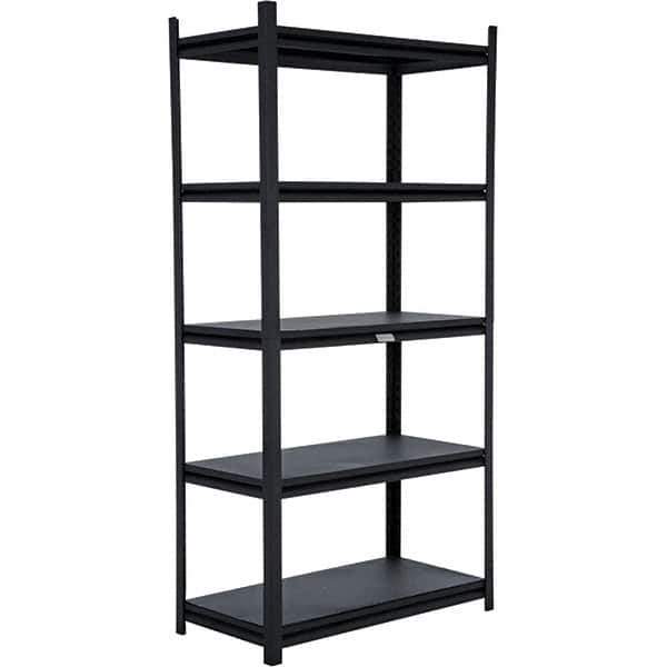 Vestil - 5 Shelf Steel Shelving - 2,000 Lb Capacity, 18" Wide x 72" High x 36" Deep - Eagle Tool & Supply