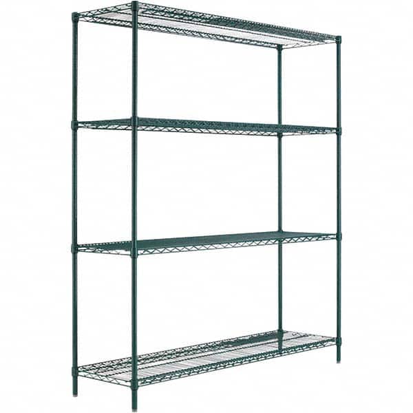 ALERA - 4,000 Lb Capacity 4 Shelf Wire Shelving - Starter Unit - Eagle Tool & Supply