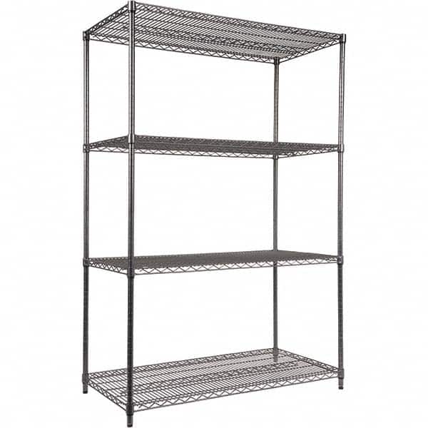ALERA - 4,000 Lb Capacity 4 Shelf Wire Shelving - Starter Unit - Eagle Tool & Supply