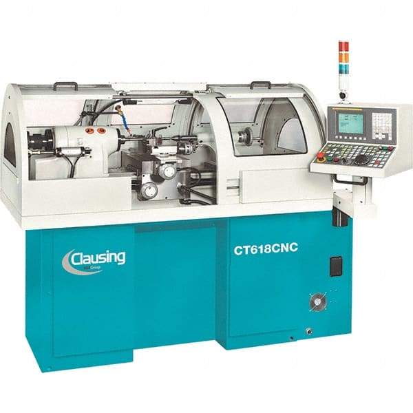 Clausing - Bench, Engine & Toolroom Lathes Machine Type: Toolroom Lathe Spindle Speed Control: Variable Speed Pulley - Eagle Tool & Supply