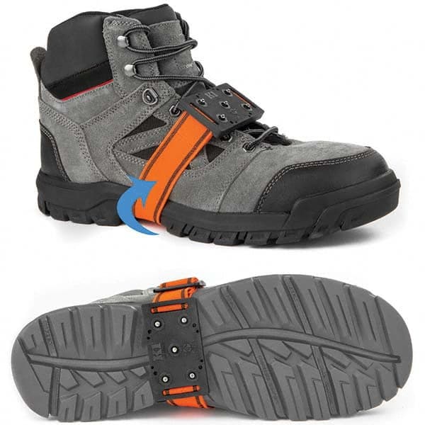 Geroline - Ice Traction Footwear Footwear Style: Strap-On Cleat Traction Type: Tungsten Carbide Stud - Eagle Tool & Supply