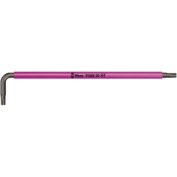 Wera - T9 Torx Key - L-Key Color Coded Cushion Grip Handle, Black Oxide Finish, 101mm OAL - Eagle Tool & Supply