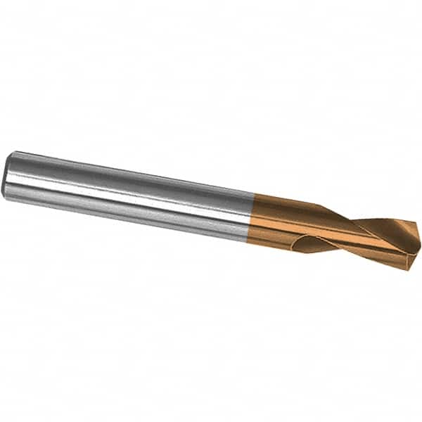 Magafor - 10mm Body Diam, 120°, 3-1/2" OAL, Cobalt Spotting Drill - Eagle Tool & Supply