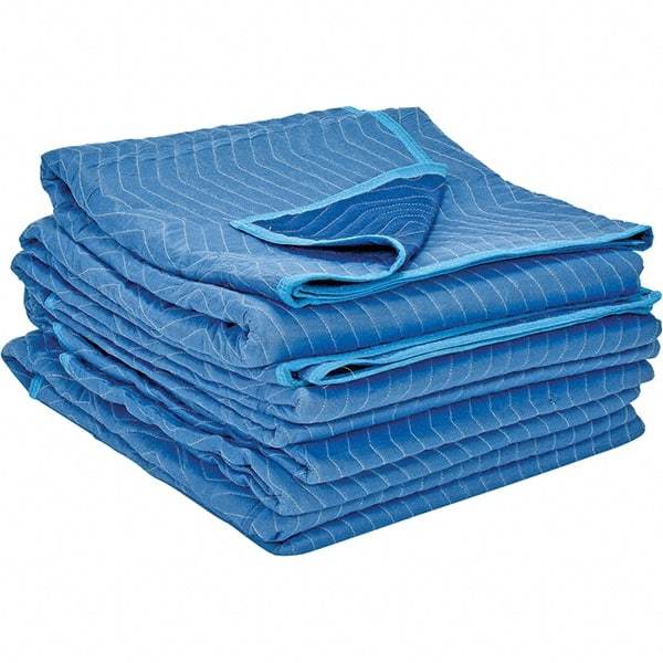 Vestil - 80" Long x 72" Wide Polyester Tarp & Dust Cover - Blue - Eagle Tool & Supply