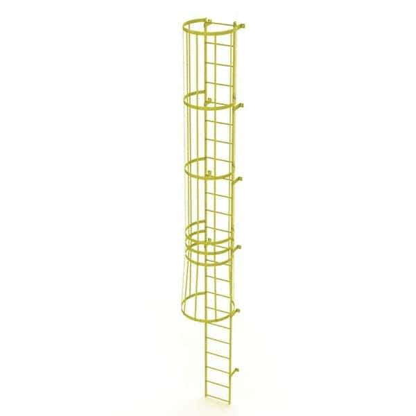 TRI-ARC - Rolling & Wall Mounted Ladders & Platforms Type: Fixed Ladder Style: Safety Cage - Eagle Tool & Supply