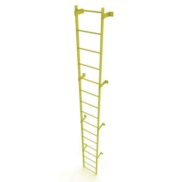 TRI-ARC - Rolling & Wall Mounted Ladders & Platforms Type: Fixed Ladder Style: Safety Cage - Eagle Tool & Supply