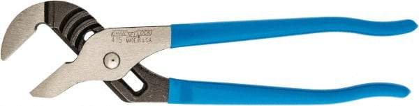 Channellock - 10" OAL, 2" Max Capacity, 7 Position Tongue & Groove Pliers - Smooth Jaws, Smooth Head, Plastic Dipped Handles - Eagle Tool & Supply