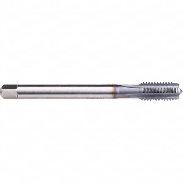 Emuge - M18x1.50 Metric Fine 6H 0 Flute TiCN Finish Powdered Metal Machine Tap - Eagle Tool & Supply