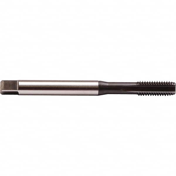 Emuge - M3x0.50 Metric D3 0-Flute Bright Finish Solid Carbide Straight Flute Machine Tap - Eagle Tool & Supply