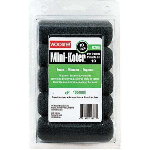 Wooster Brush - Paint Roller Covers Type: Mini Roller Nap Size (Inch): 0 - Eagle Tool & Supply